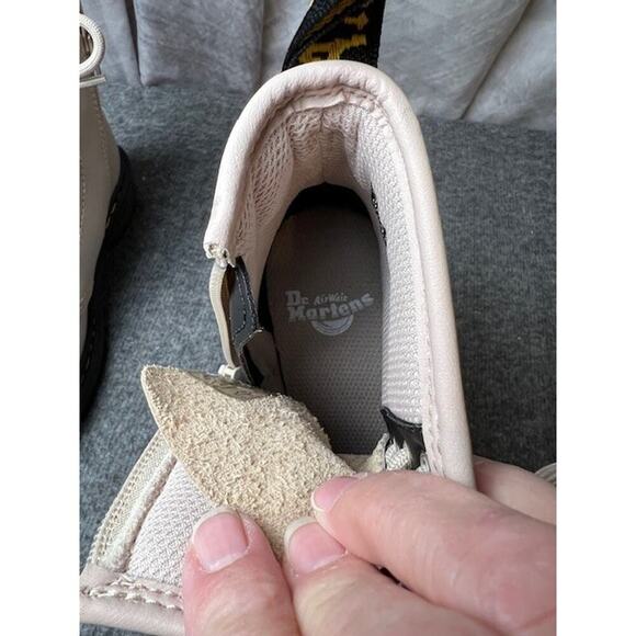 Dr. Martens 1460 Pascal Virginia Butter Yellow Kids Boots Size 13 - Picture 9 of 10